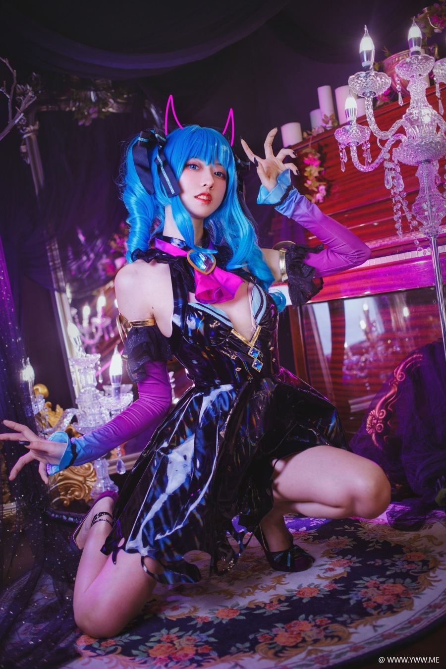 萌系小姐姐木绵绵OwO – miku小恶魔-像素点