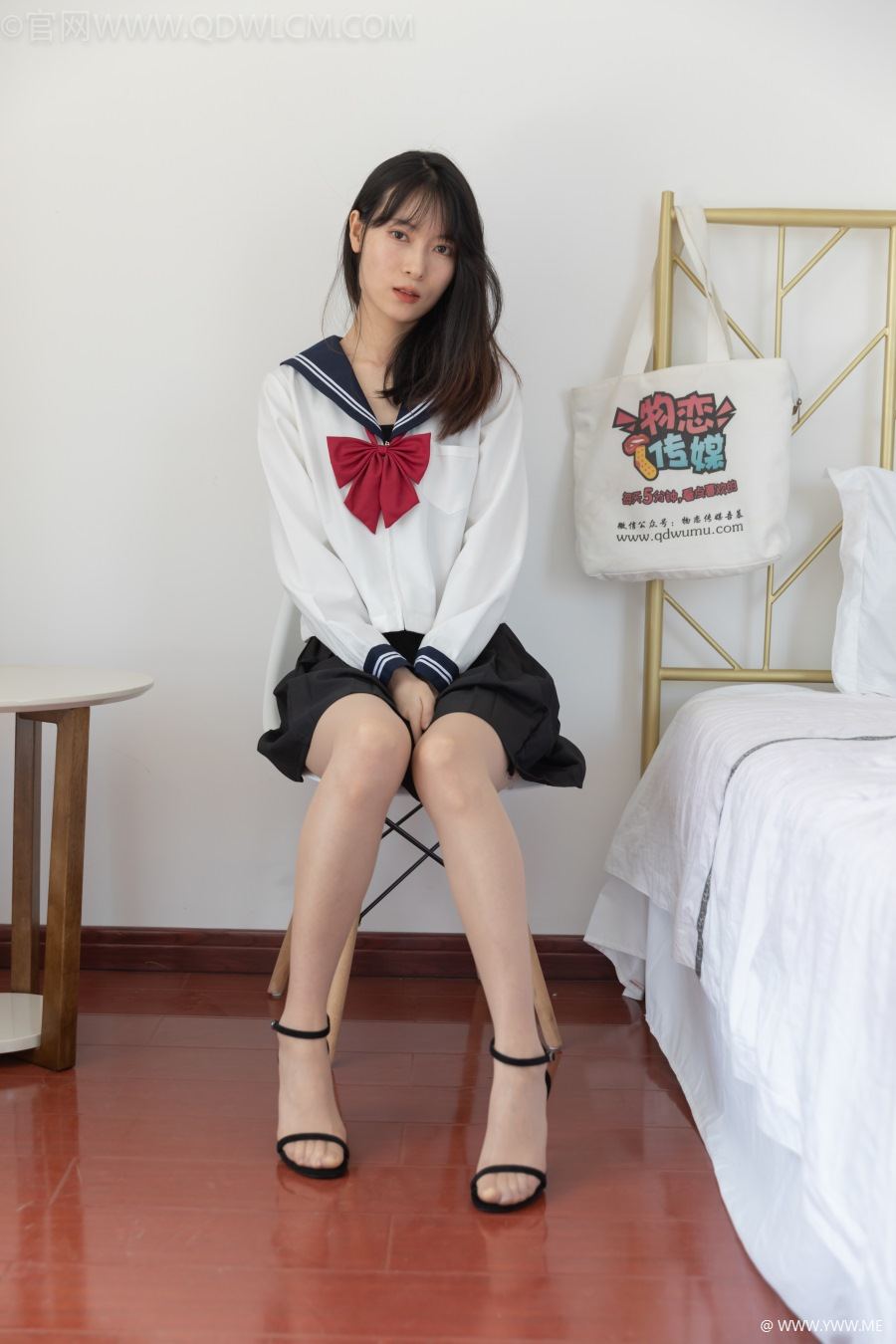 物恋传媒 NO.1145 猫儿-JK混搭风-像素点