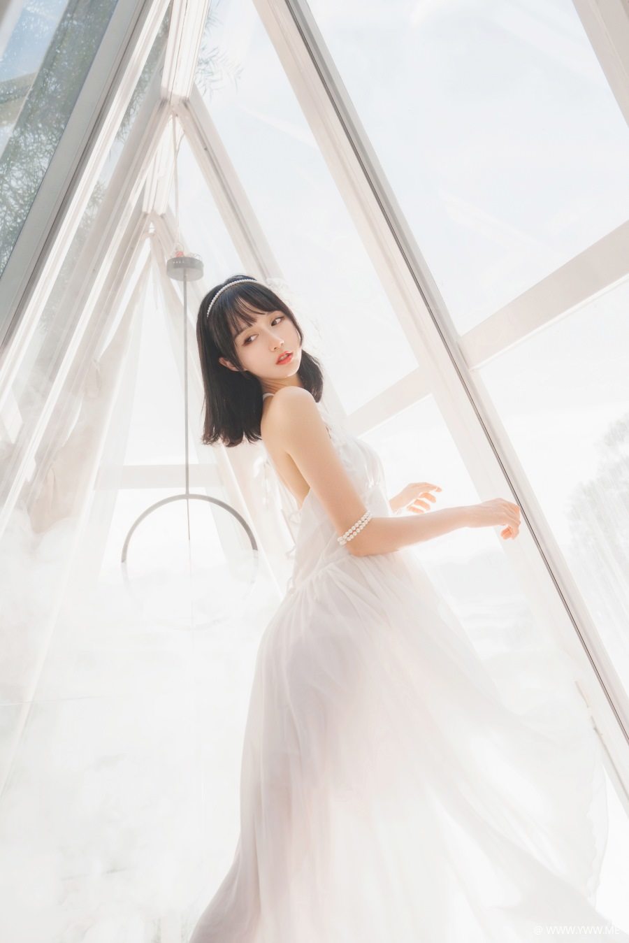 萌系小姐姐木绵绵OwO – 水波温柔-像素点