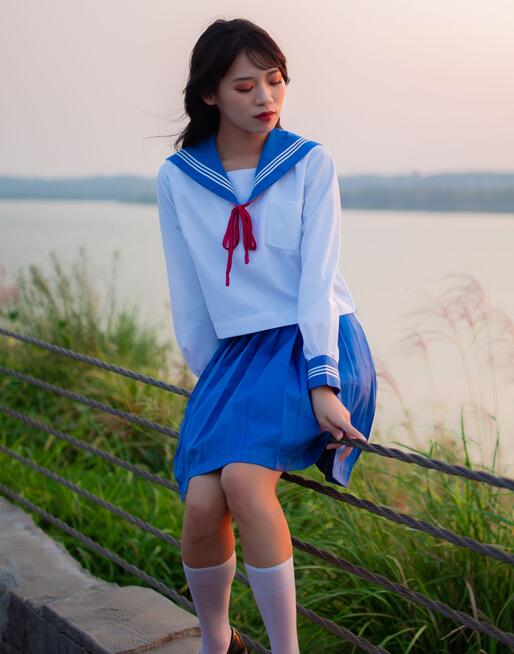 [YWW.ME] 2022.02.02 JK少女 一只橙子