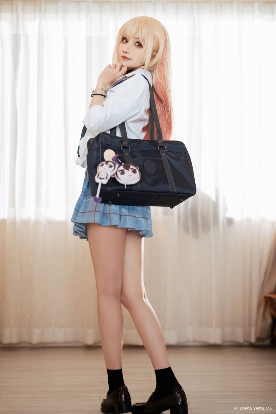 知名动漫Coser@rioko凉凉子 更衣人偶 本篇-像素点