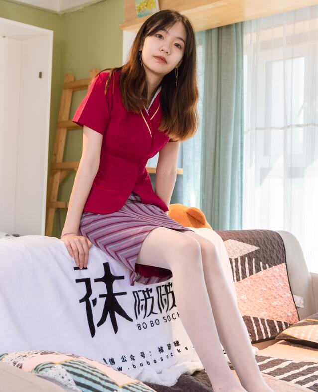[BoBoSocks袜啵啵] NO.099 小甜豆-高跟鞋、黑丝（花絮版）