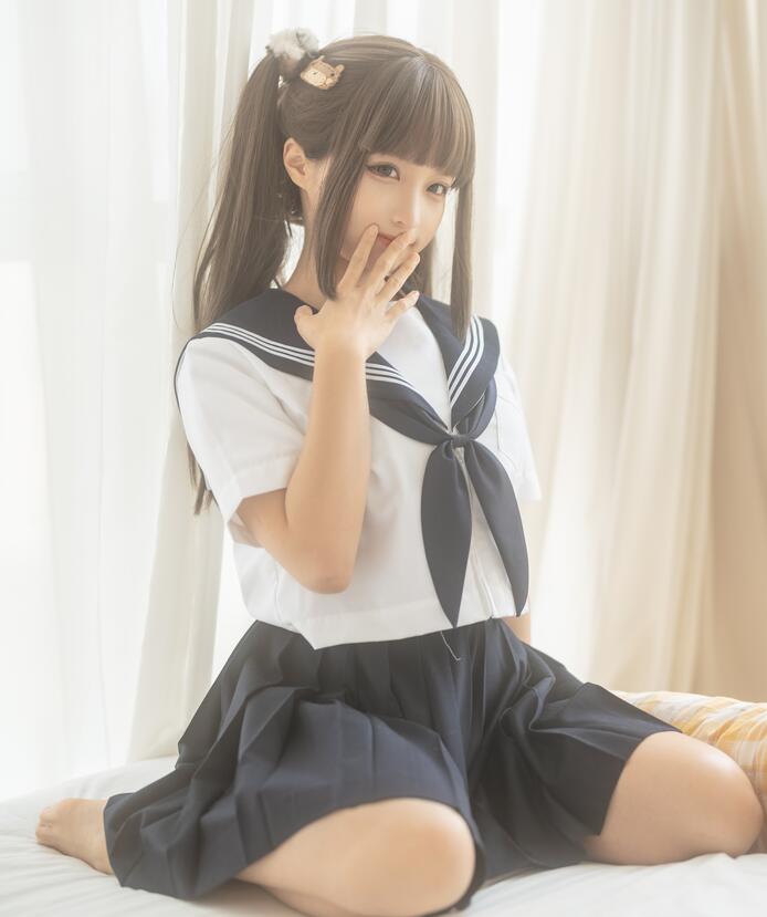 知名Coser@蠢沫沫 被窝JK
