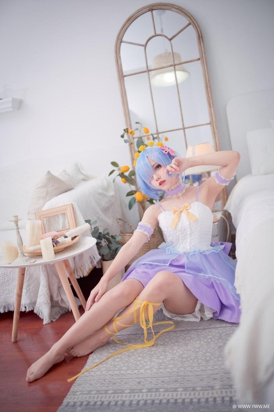 花柒Hana – 蕾姆CLEAR DRESS-像素点