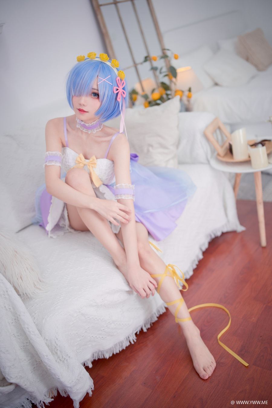 花柒Hana – 蕾姆CLEAR DRESS-像素点