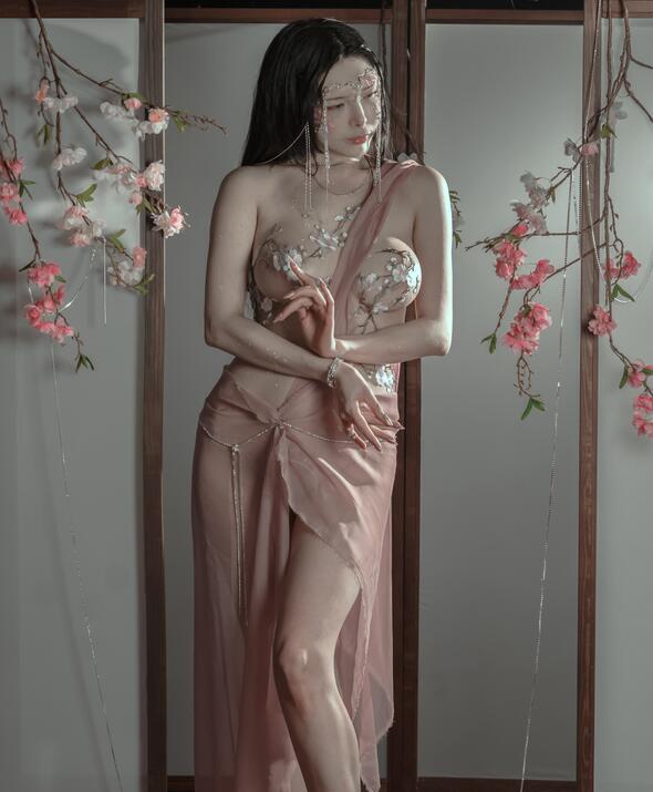 秋和柯基(夏小秋秋秋) – 粉 桃花神