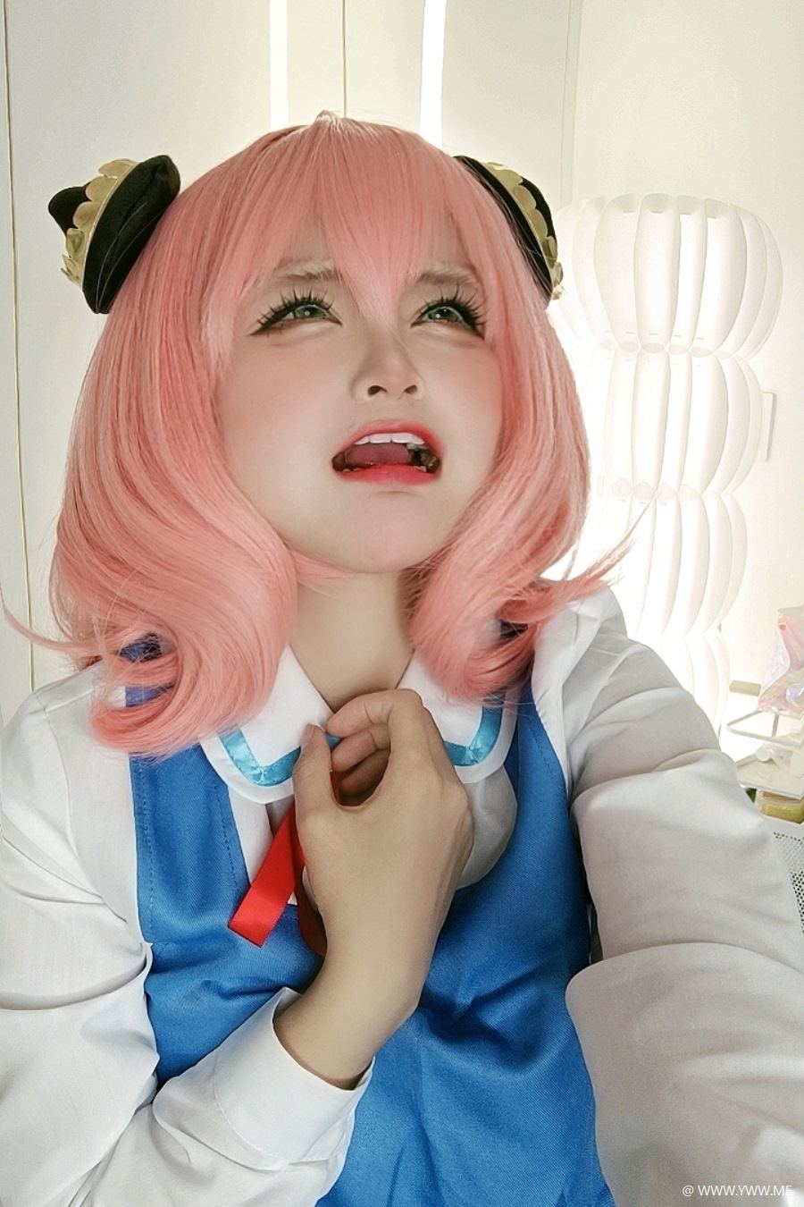 知名Coser@蠢沫沫 四套自拍(血小板+黄漫老师+洛天依+间谍过家家)-像素点