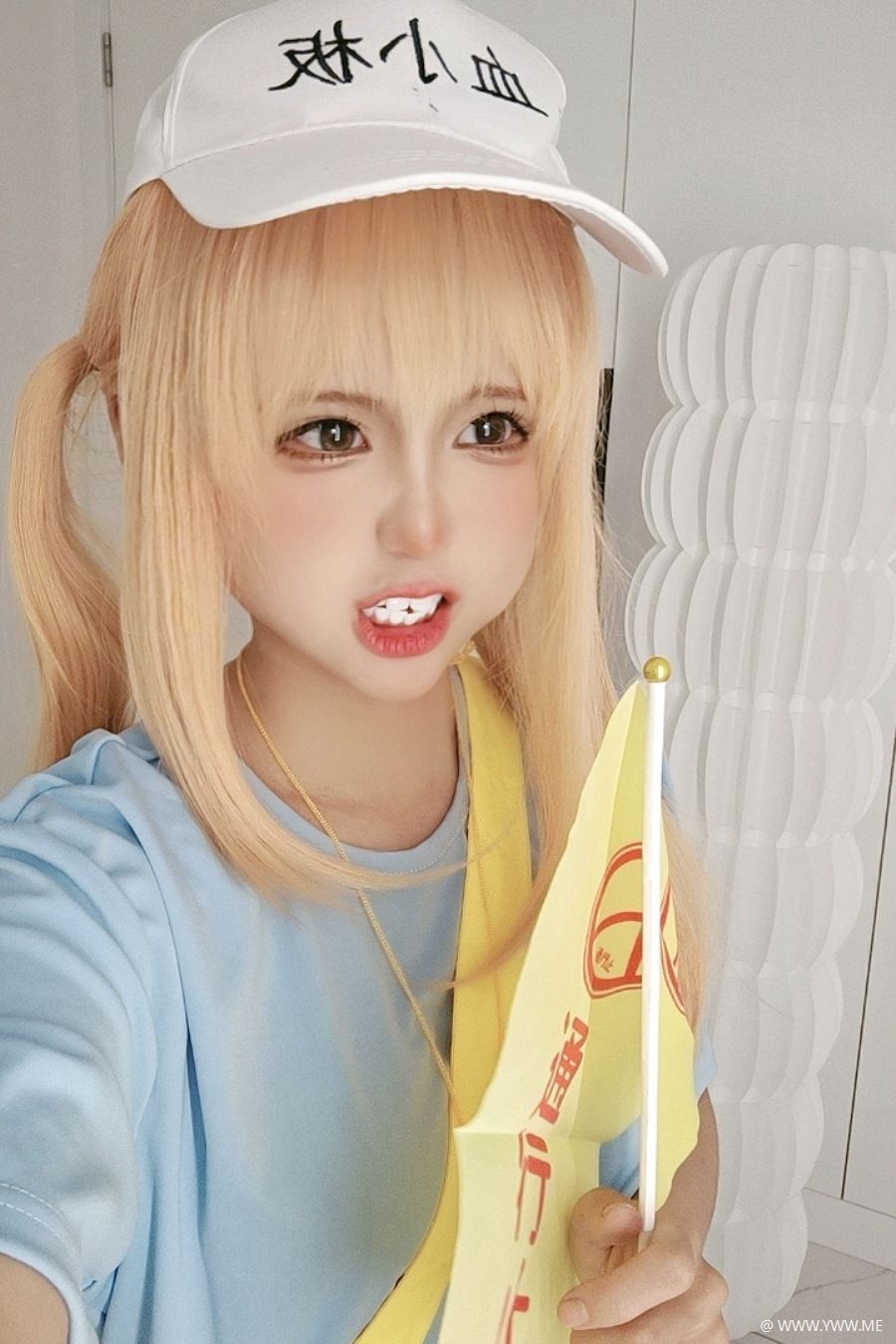 知名Coser@蠢沫沫 四套自拍(血小板+黄漫老师+洛天依+间谍过家家)-像素点