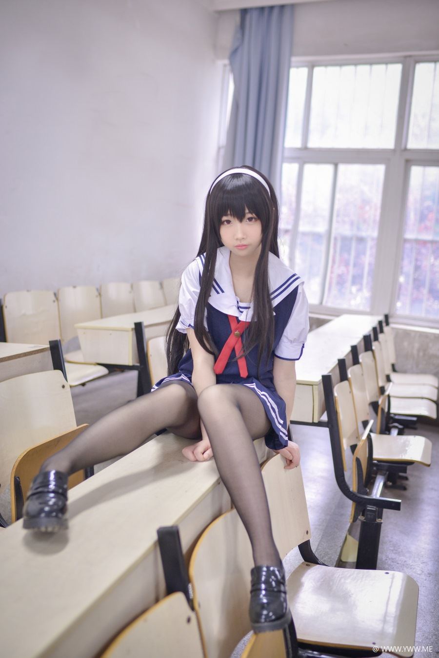 人气Coser小姐姐@雪琪SAMA – 路人女主的养成方法-霞之丘诗羽-像素点