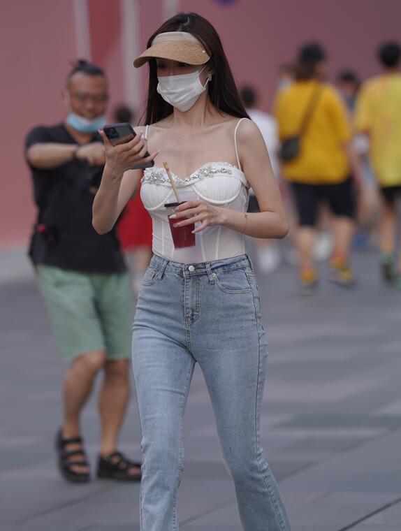 凯恩公爵作品 美美哒牛仔裤女孩