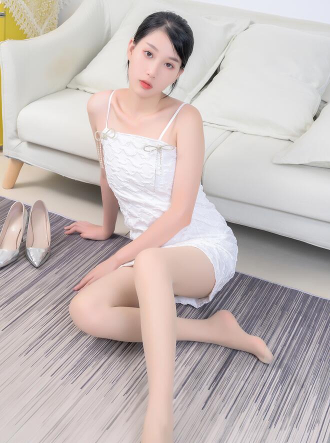 [SSA丝社] NO.1309 CC 白色短裙（下）超清版