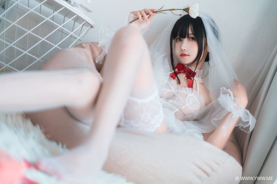COS小妹妹@三度_69 婚纱孔雀翎-像素点