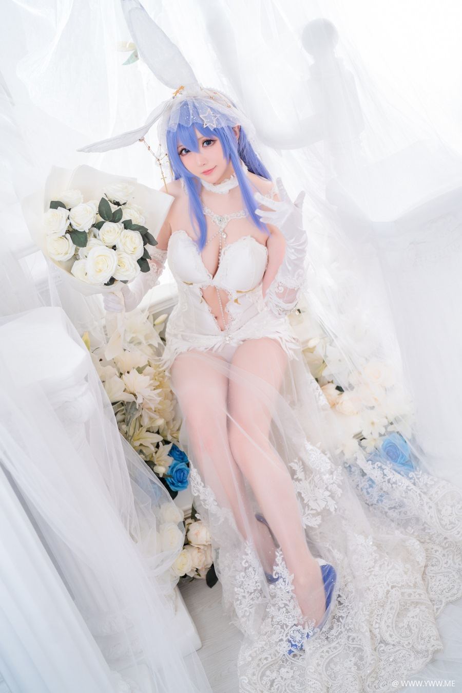 Coser小姐姐星之迟迟 VOL.120 碧蓝航线 花园兔女郎-像素点