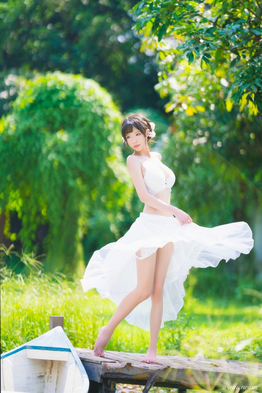 清水由乃 – 蕾丝花园-像素点
