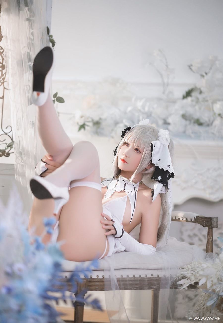 COS小妹妹@三度_69 可畏白纱-像素点