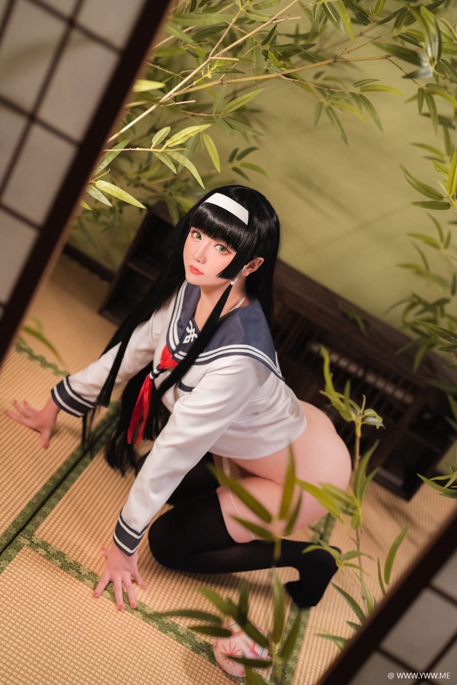 Coser小姐姐星之迟迟 VOL.127 莲花JK-像素点