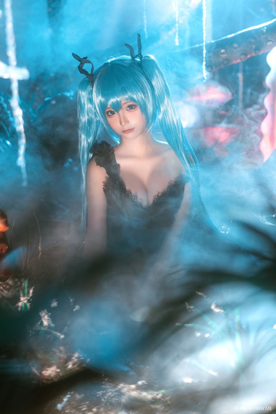 知名Coser@蠢沫沫 深海少女-像素点