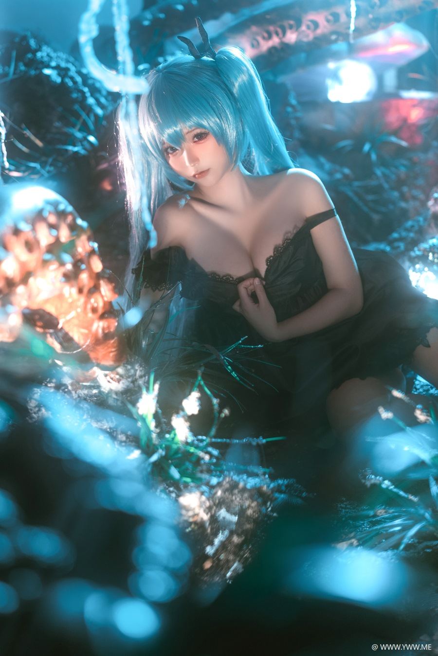 知名Coser@蠢沫沫 深海少女-像素点