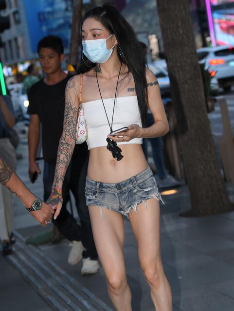 视觉冲击作品 夏日性感热裤美女