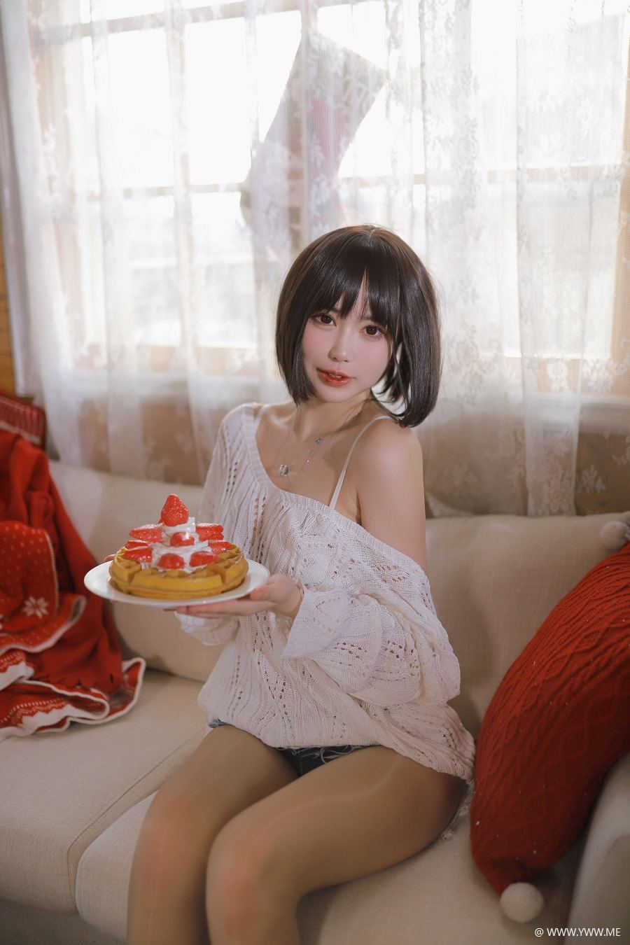 Tina很妖孽呀 – 温柔短发妹妹-像素点