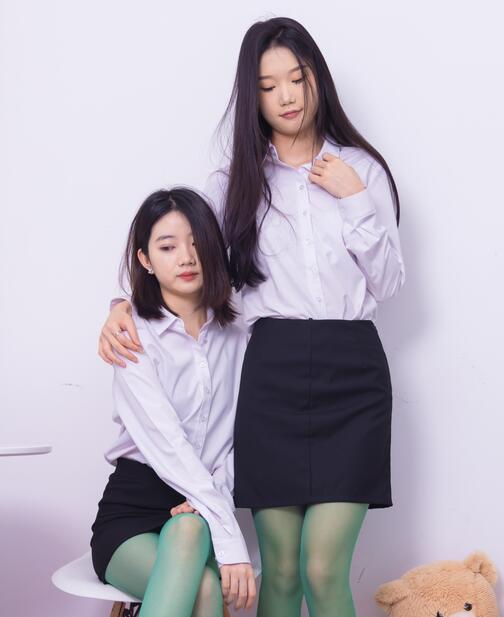 物恋传媒 NO.1463 小竹&欢欢-办公室姐妹