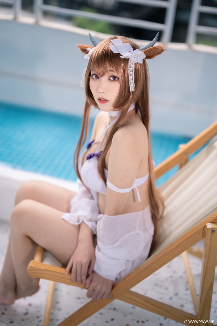 汪知子 – 樫野泳装-像素点