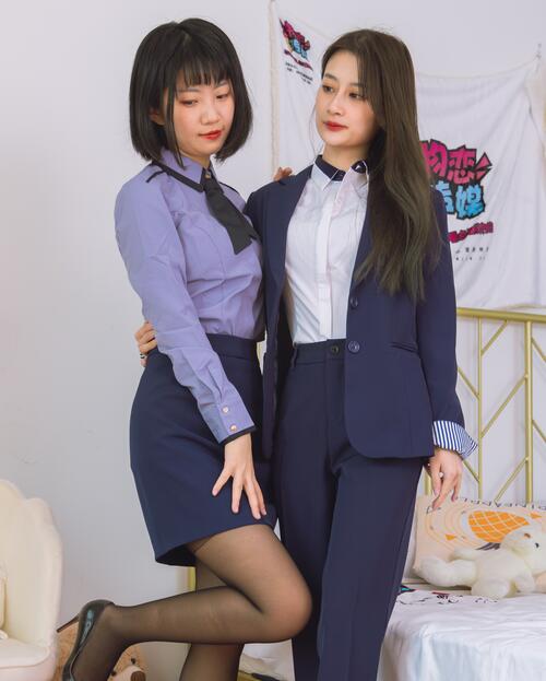 物恋传媒 NO.1498 暗月&卿卿-办公室闺蜜
