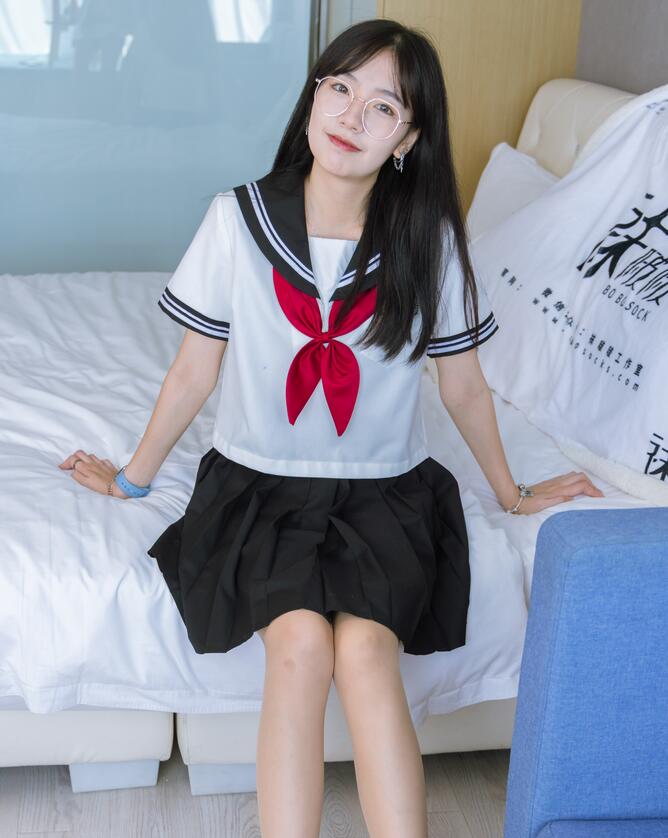 [BoBoSocks袜啵啵] NO.197 小甜豆-皮鞋、短白丝、肉丝（脚尖微加固款）、jk制服（花絮版）