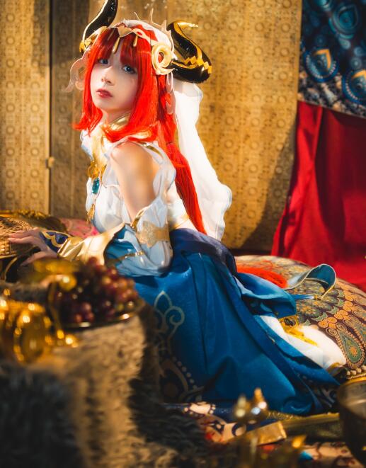 [YWW.ME] 2022.11.08 原神COS · 妮露 清青琴玖