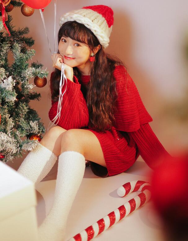[YWW.ME] 2022.11.29 爱心红色圣诞 蓝胖子-