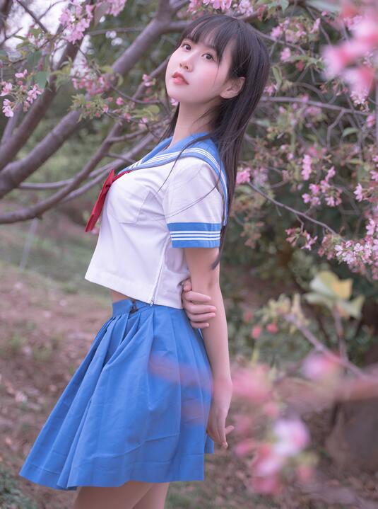 [YWW.ME] 2023.02.25 樱花jk 萌芽儿o0