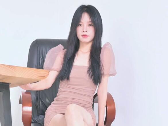 [SSA丝社] 短片 NO.379 橙子 浅色连衣裙