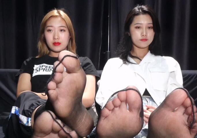 [A&F] Beautiful Girl asia NO407 Stinky foot and sock 4K (双黑丝美女) (陈静)