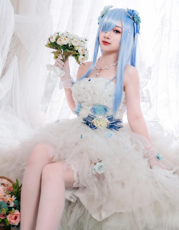 [YWW.ME] 2023.07.29 长发蕾姆花嫁 桃墨公子x