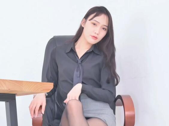 [SSA丝社] 短片 NO.410 文子 黑色职业装
