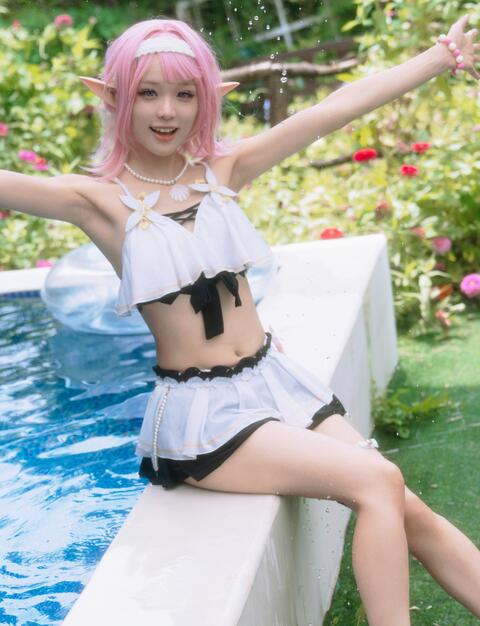 [YWW.ME] 2023.08.23 爱希莉娅cos 奶糕