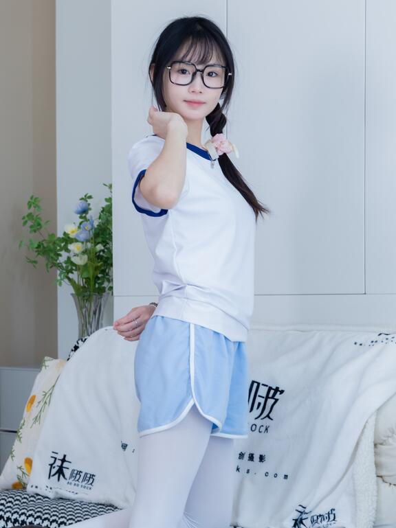 [BoBoSocks袜啵啵] NO.325 甜甜圈-皮鞋、厚白丝（花絮版）