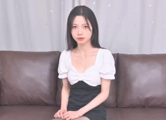 [SSA丝社] 短片 NO.416 小竹 黑白撞色连衣裙