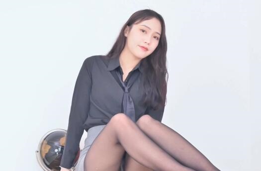 [SSA丝社] 短片 NO.423 文子 黑色衬衣