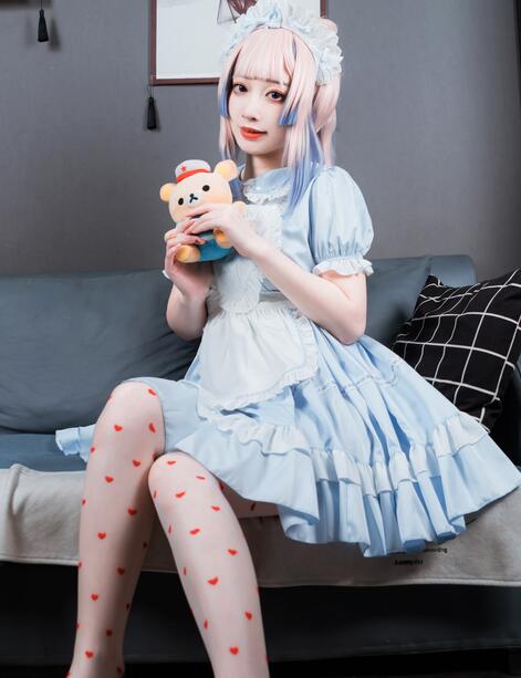 [YWW.ME] 2023.11.25 心海女仆装 桃墨公子x
