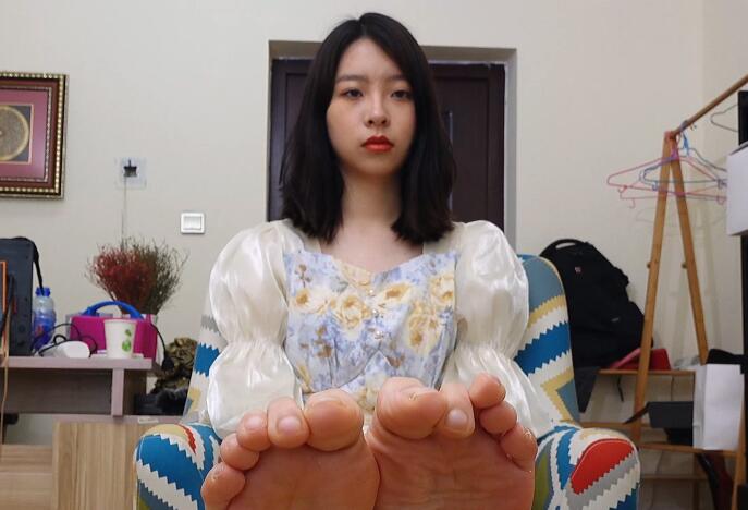 [A&F] New Sexy asia sunm`s foot odor test question and answer 4K (采访Yiyi)