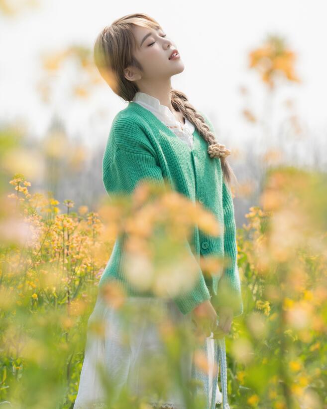 [YWW.ME] 2024.04.17 油菜花的春天 泡芙小方