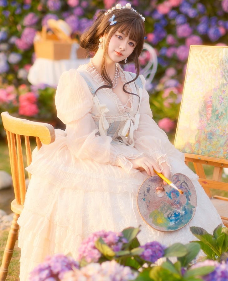 [YWW.ME] 2024.05.23 油画少女 不可爱的禾禾喵
