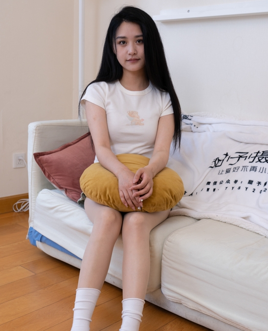 [甜予摄影] NO.096 澜澜-板鞋、白棉袜、肉丝