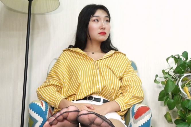 [A&F] Beautiful Girl asia NO260 Stinky foot sock 4K