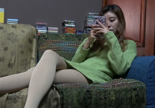 [K&M] LU’s Thick tights dangling and feet joi [4K]（小璐）