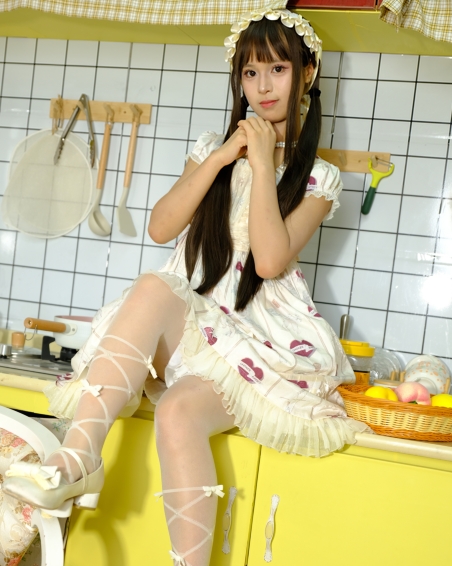 觅芙少女 NO.277 琪儿-白丝洛丽塔真的少女心满满