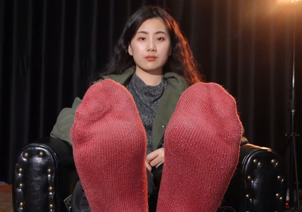 [A&F] Sexy asia sole Vietnamese model shangw`s foot socks2 4K
