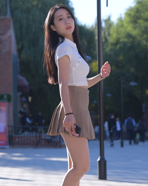 枫桥作品 咖裙丝袜美女