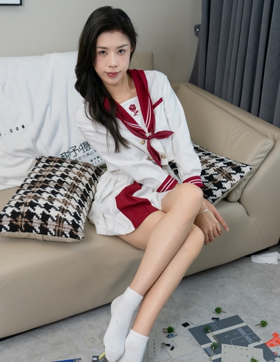 [甜予摄影] NO.148 咖啡豆-靴子、白棉袜、裸足
